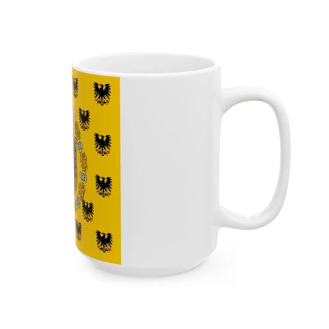 Kaiserinstandarte 1888 (Germany) White Coffee Mug - Go Mug Yourself
