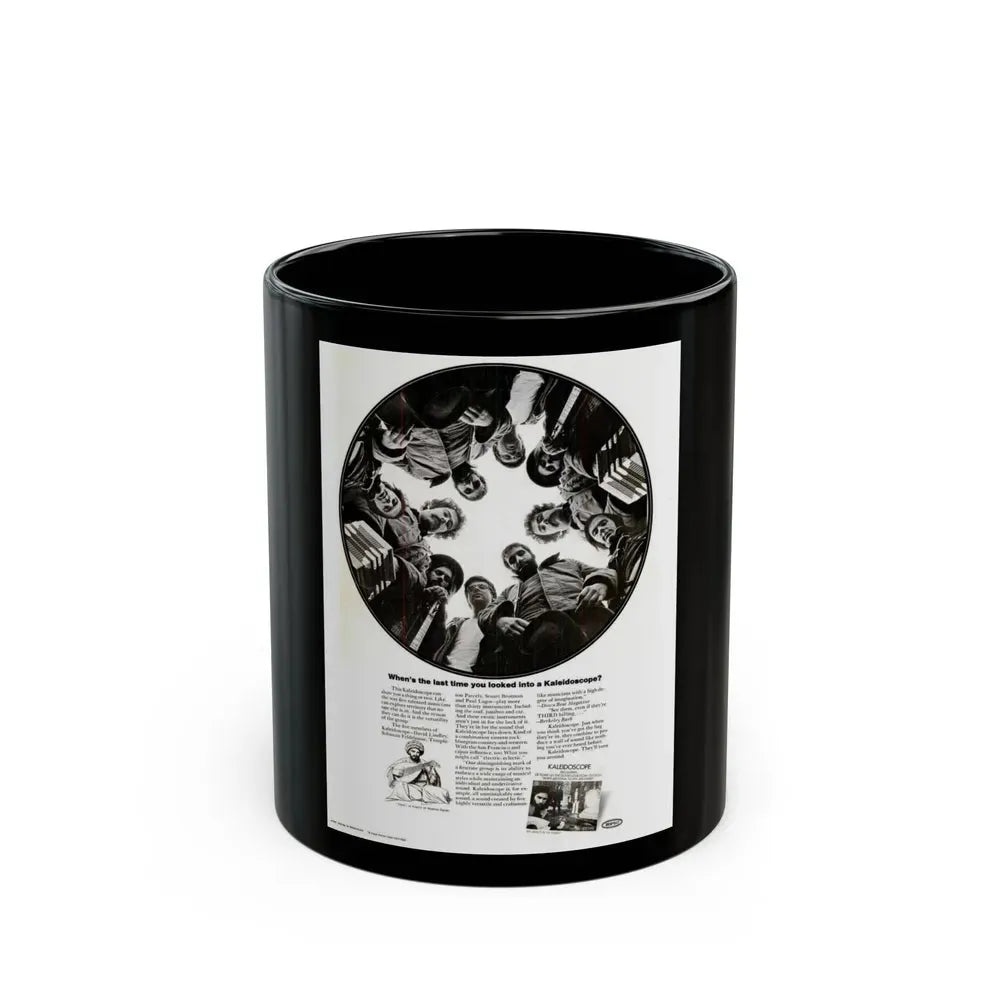 Kaleidoscope 1969 (Music Poster) Black Coffee Mug 11oz - Go Mug Yourself