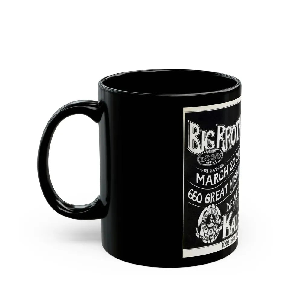 Kaleidoscope - 1970 (Music Poster) Black Coffee Mug - Go Mug Yourself