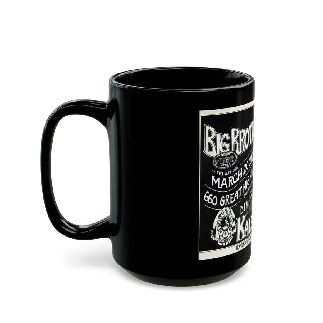 Kaleidoscope - 1970 (Music Poster) Black Coffee Mug - Go Mug Yourself