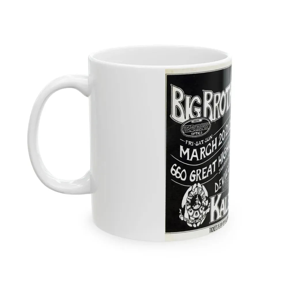 Kaleidoscope - 1970 (Music Poster) White Coffee Mug - Go Mug Yourself