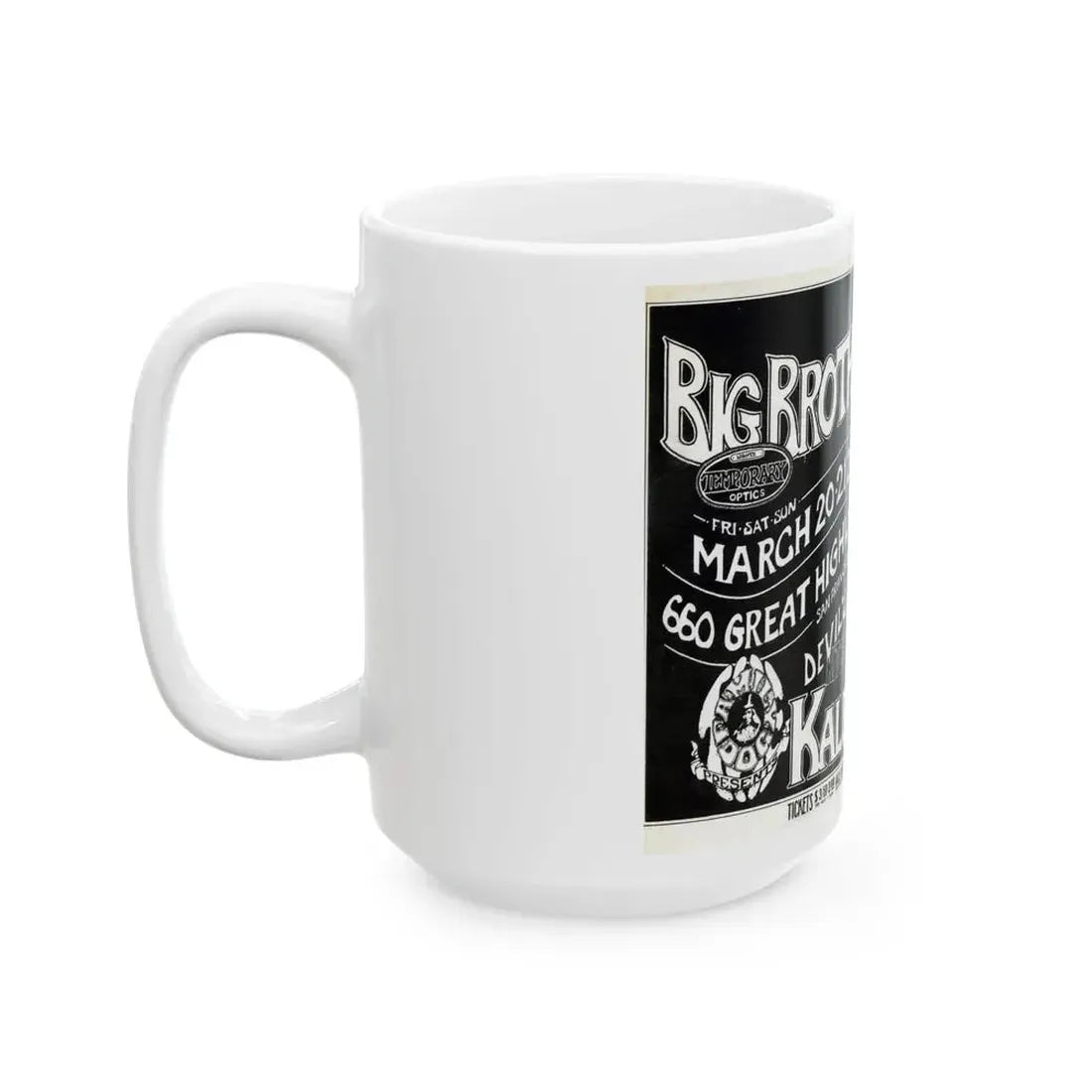 Kaleidoscope - 1970 (Music Poster) White Coffee Mug - Go Mug Yourself