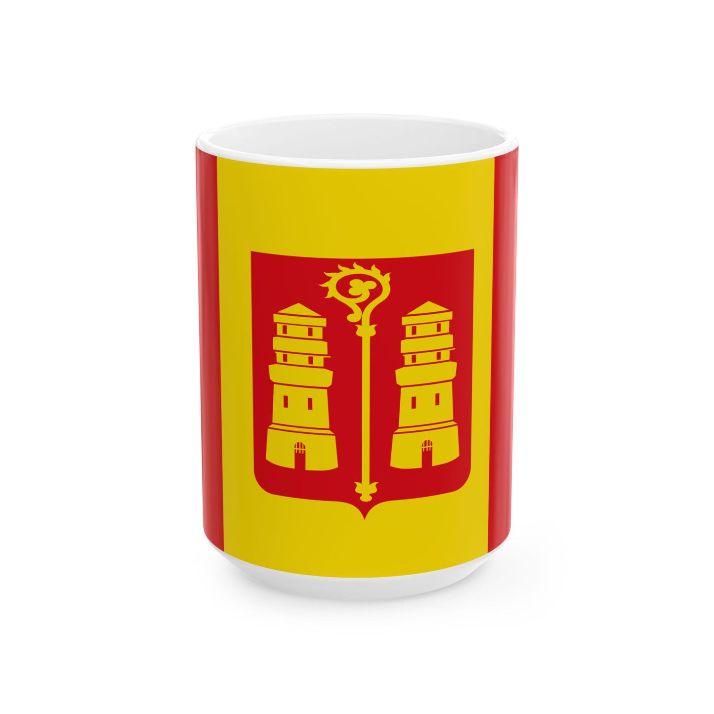 Kalmthout vlag (Belgium) White Coffee Mug-15oz-Go Mug Yourself
