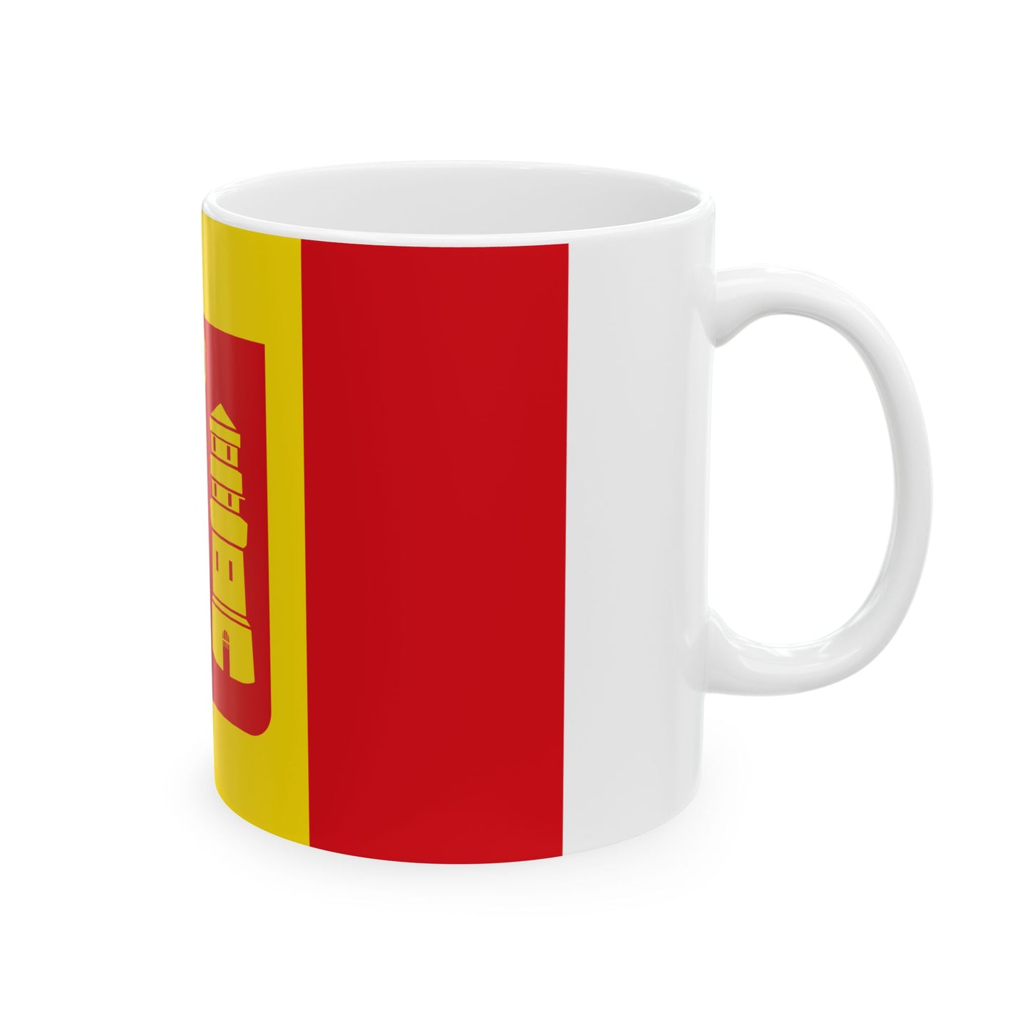 Kalmthout vlag (Belgium) White Coffee Mug-Go Mug Yourself