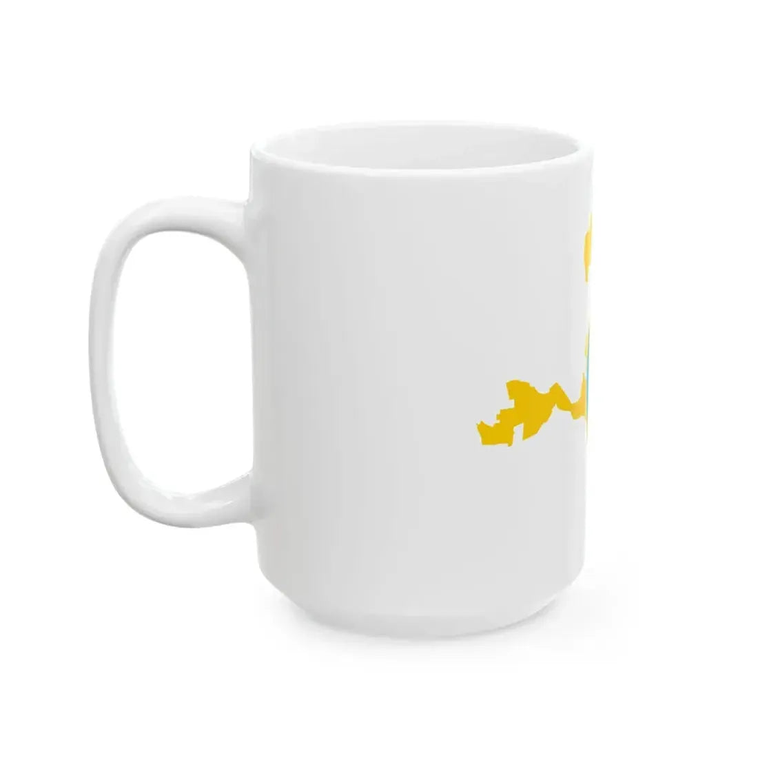 Kalmyk-geo-stub (Russia) White Coffee Mug - Go Mug Yourself