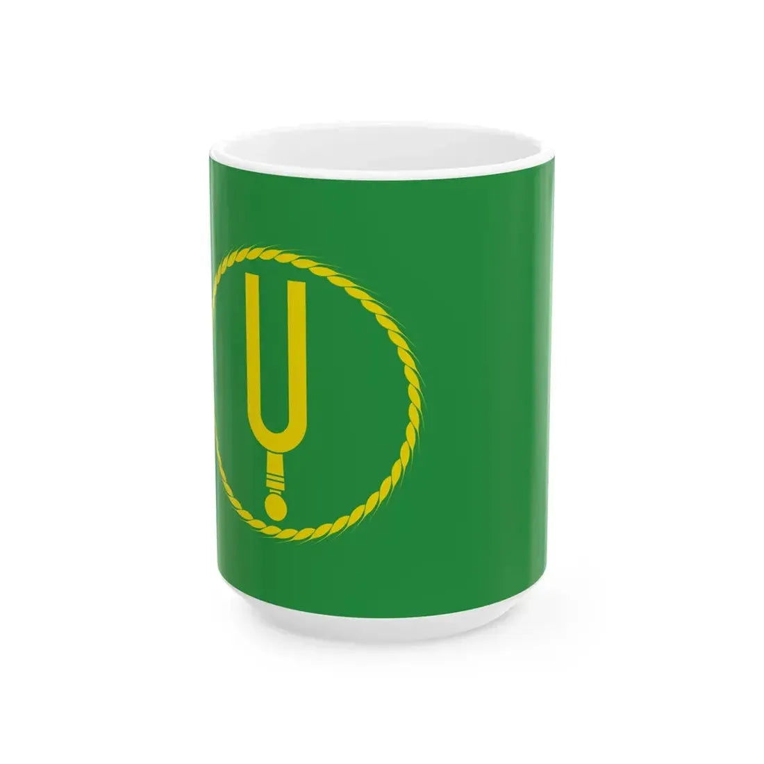 Kambja valla lipp 2020 (Estonia) White Coffee Mug 15oz - Go Mug Yourself