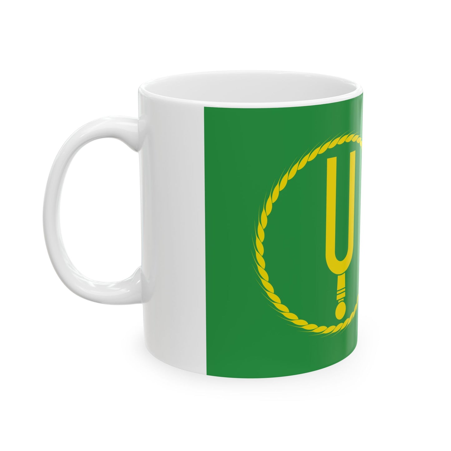 Kambja valla lipp 2020 (Estonia) White Coffee Mug-Go Mug Yourself