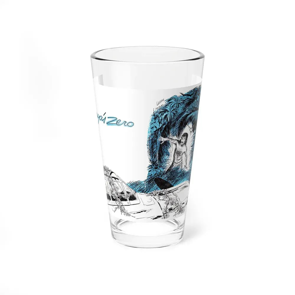 Kanaya's Zero, Bluebook, August 1954 - Pint Glass 16oz 16oz - Go Mug Yourself