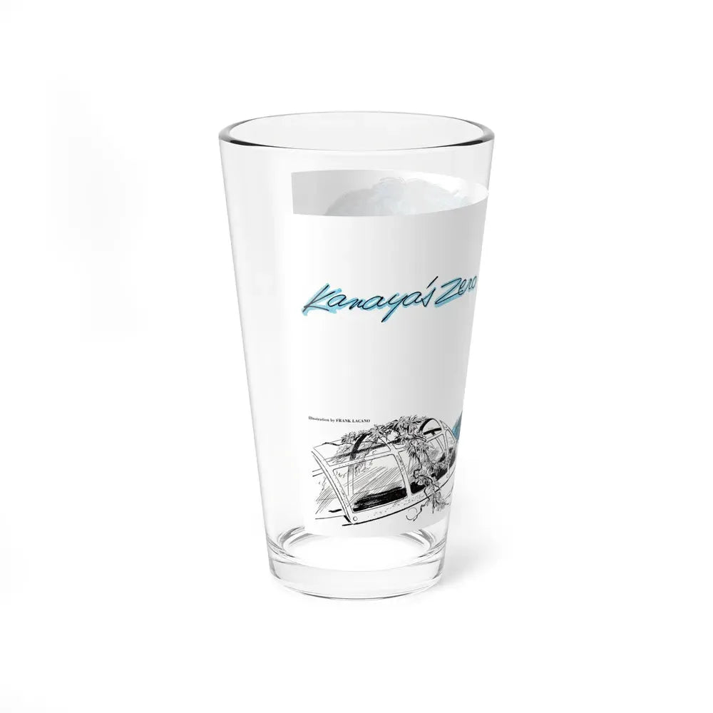 Kanaya's Zero, Bluebook, August 1954 - Pint Glass 16oz - Go Mug Yourself