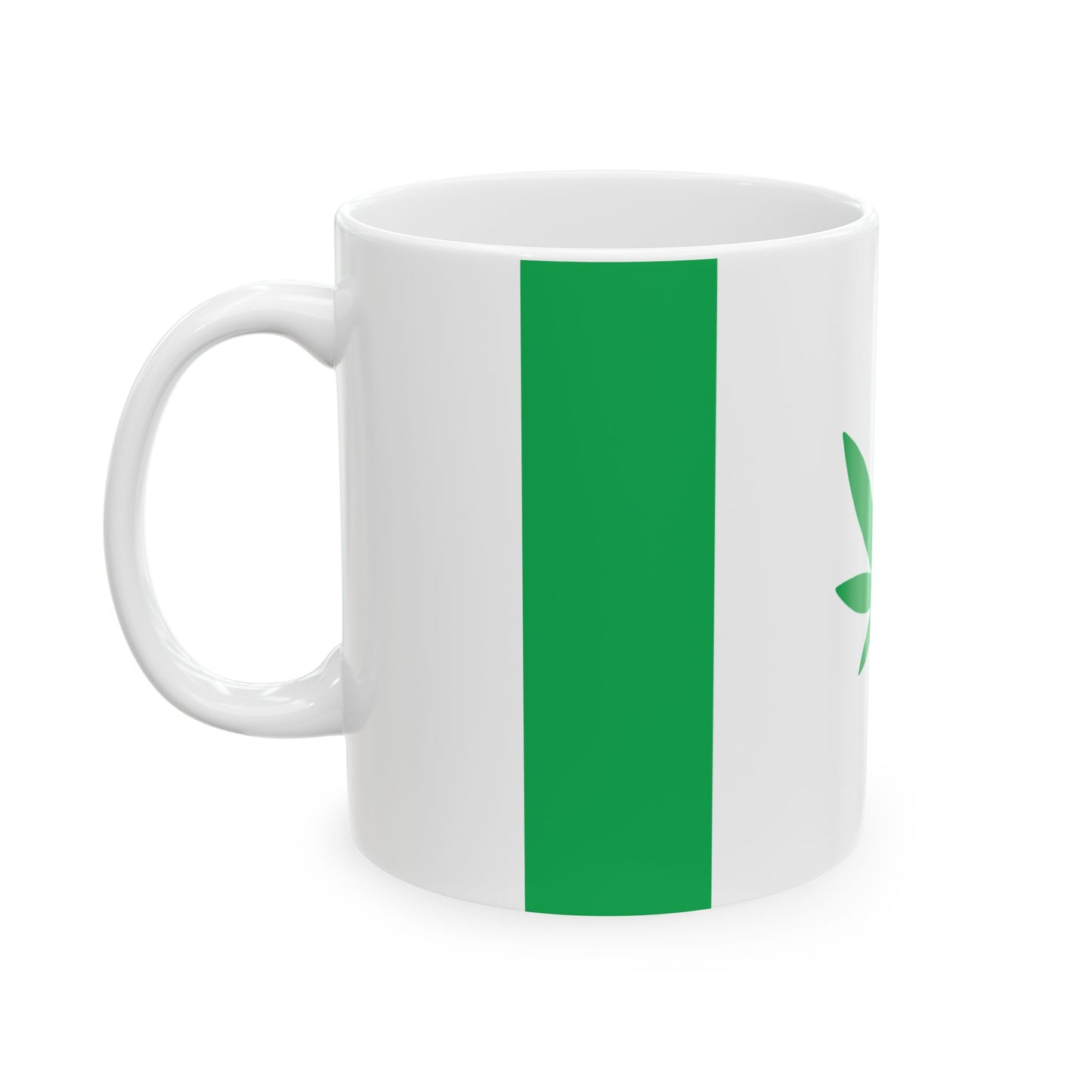 Kanepi valla lipp (Estonia) White Coffee Mug-Go Mug Yourself