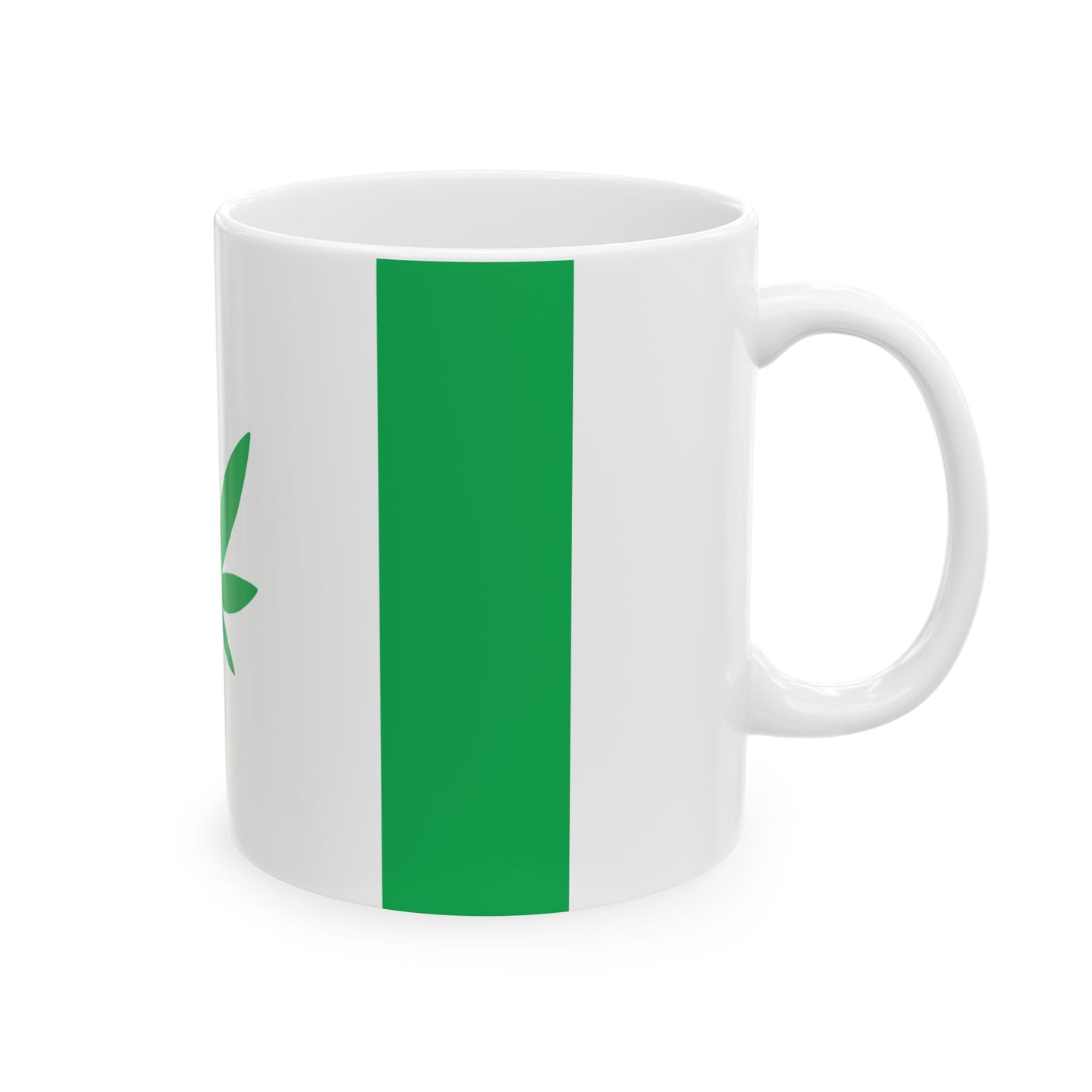 Kanepi valla lipp (Estonia) White Coffee Mug-Go Mug Yourself
