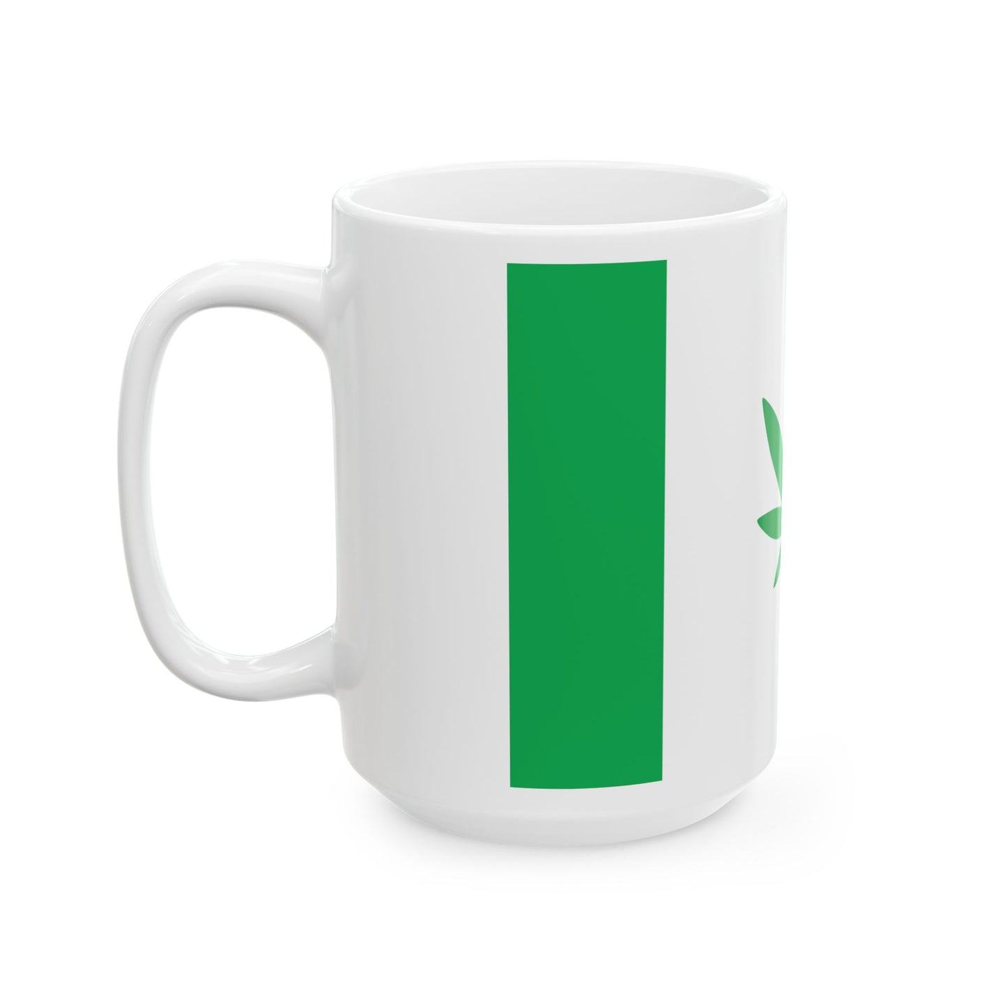 Kanepi valla lipp (Estonia) White Coffee Mug-Go Mug Yourself