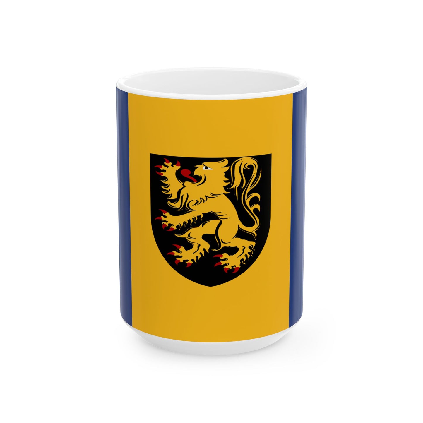 Kapelle-op-den-Bos vlag (Belgium) White Coffee Mug-15oz-Go Mug Yourself