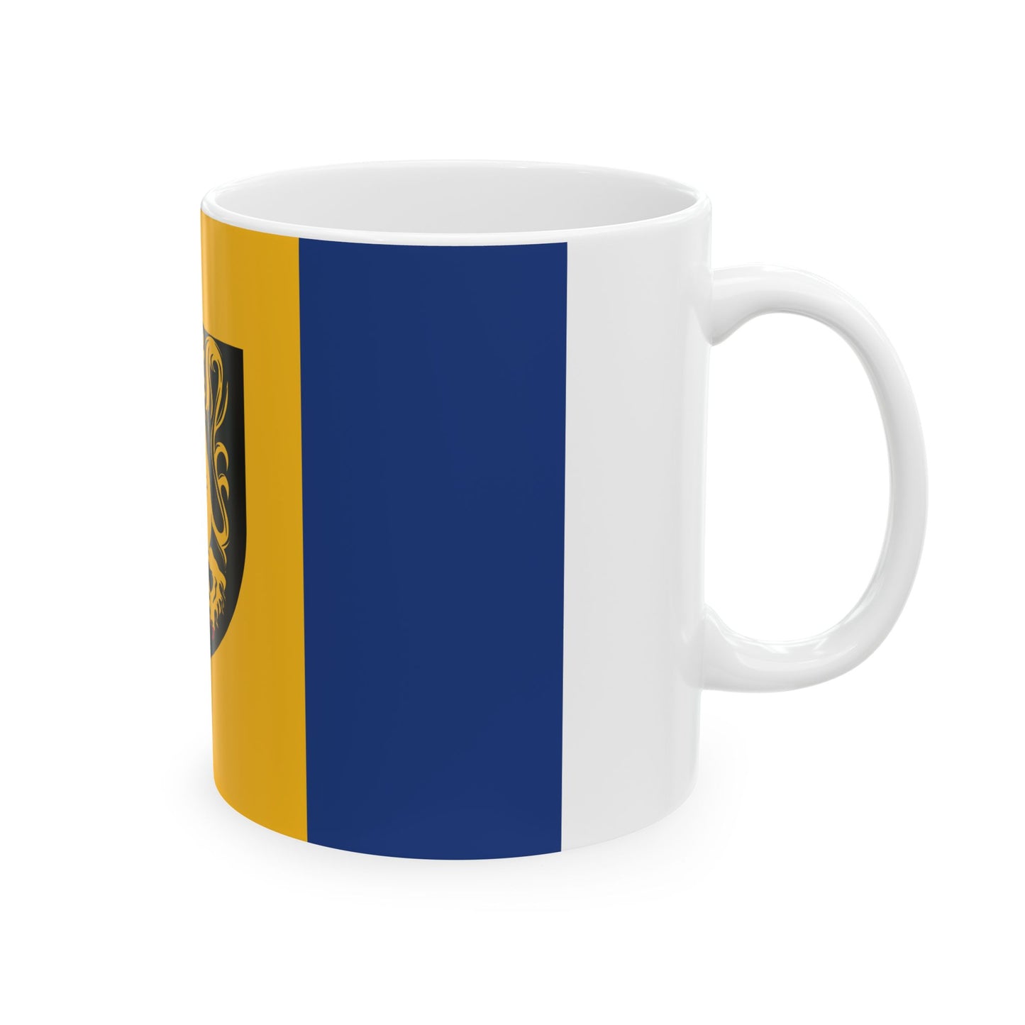 Kapelle-op-den-Bos vlag (Belgium) White Coffee Mug-Go Mug Yourself