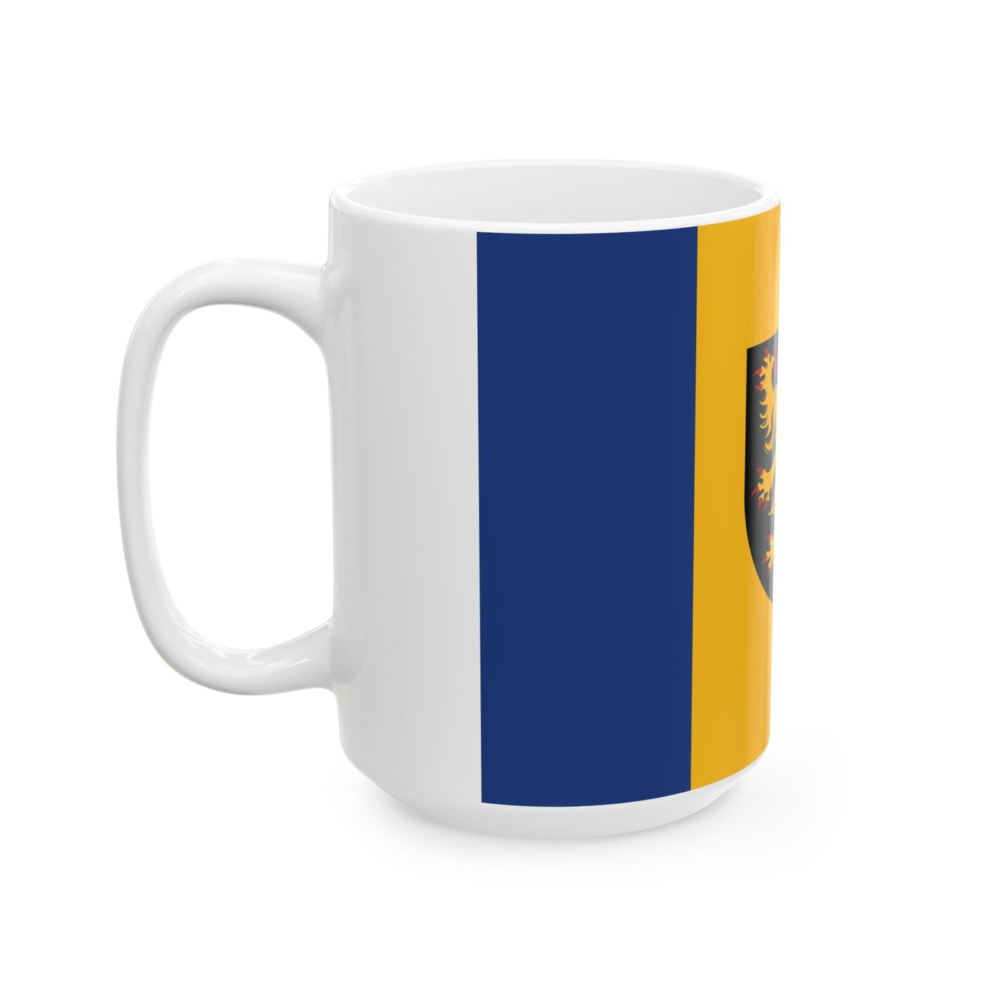 Kapelle-op-den-Bos vlag (Belgium) White Coffee Mug-Go Mug Yourself