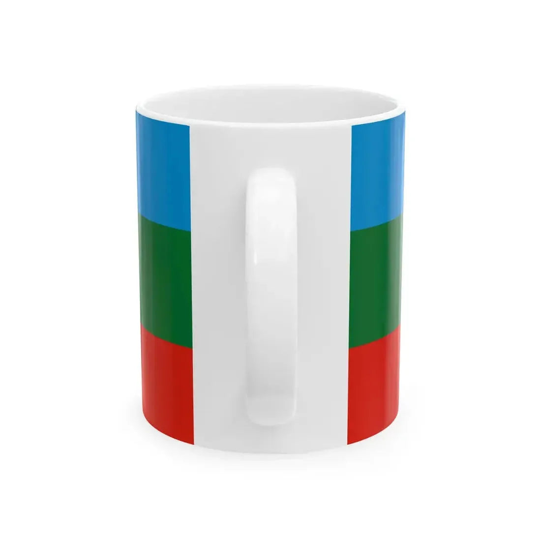 Karachay-Cherkessia flag alternative 2 (Russia) White Coffee Mug - Go Mug Yourself