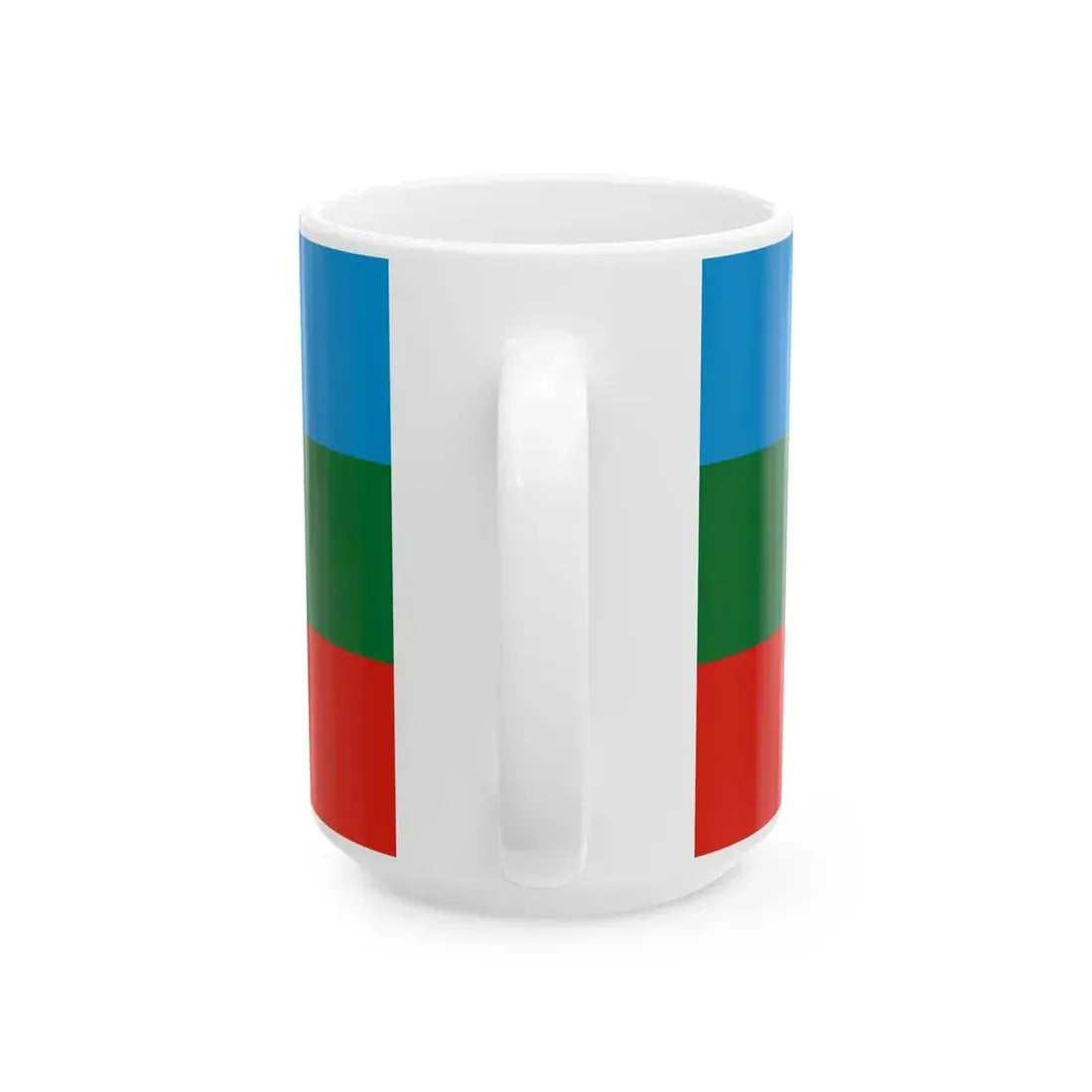 Karachay-Cherkessia flag alternative 2 (Russia) White Coffee Mug - Go Mug Yourself