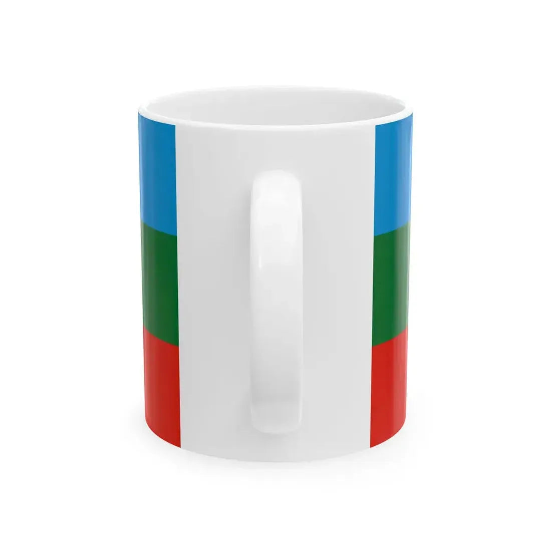 Karachay-Cherkessia flag alternative (Russia) White Coffee Mug - Go Mug Yourself