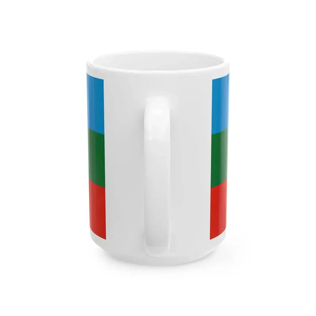Karachay-Cherkessia flag alternative (Russia) White Coffee Mug - Go Mug Yourself