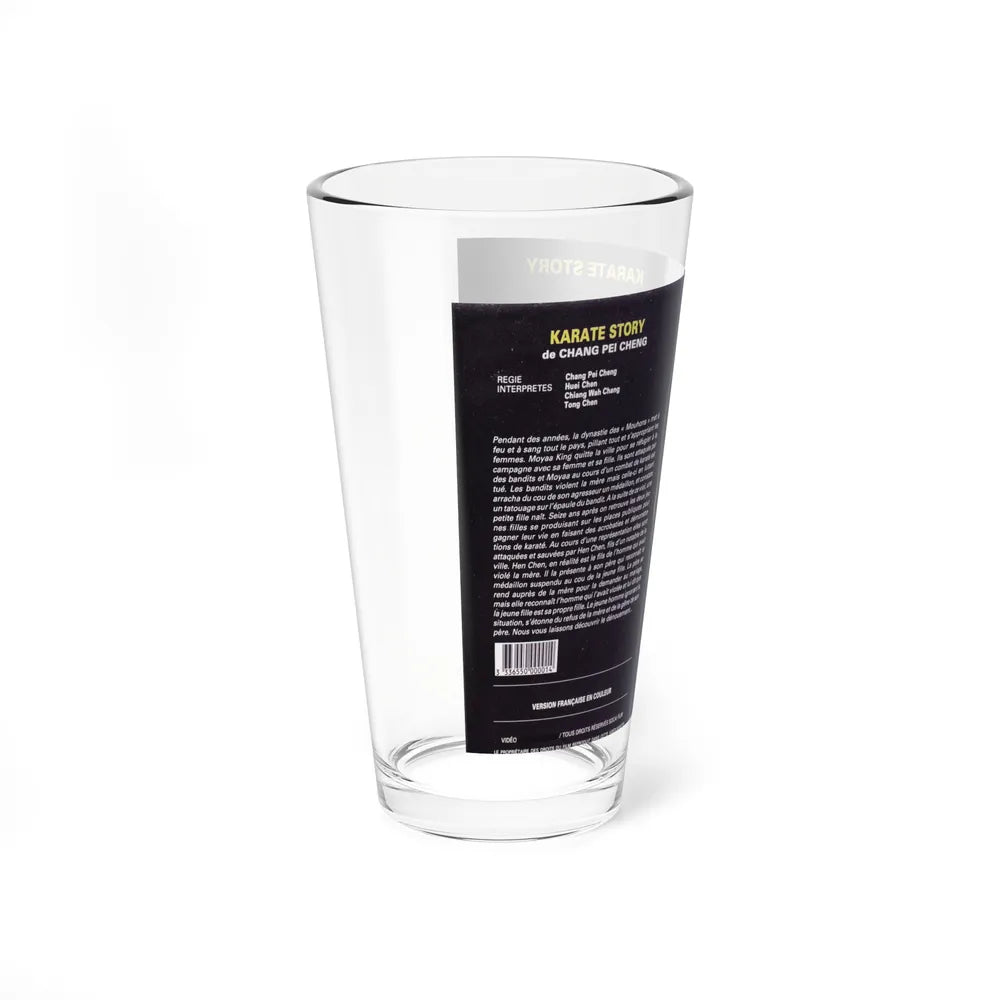 KARATE STORY (VHS COVER) Pint Glass 16oz - Go Mug Yourself