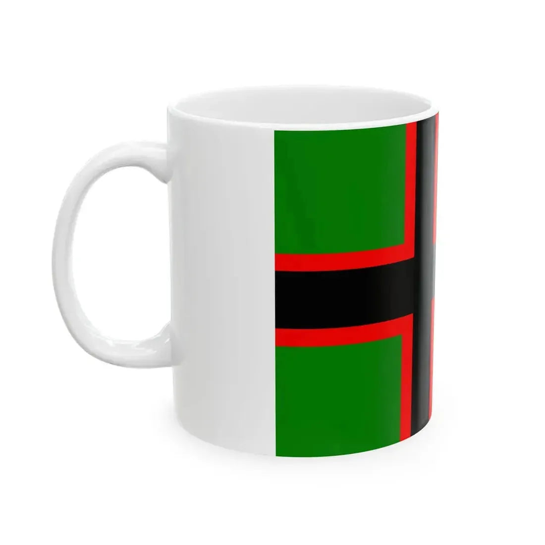 Karelian National Flag (Russia) White Coffee Mug - Go Mug Yourself