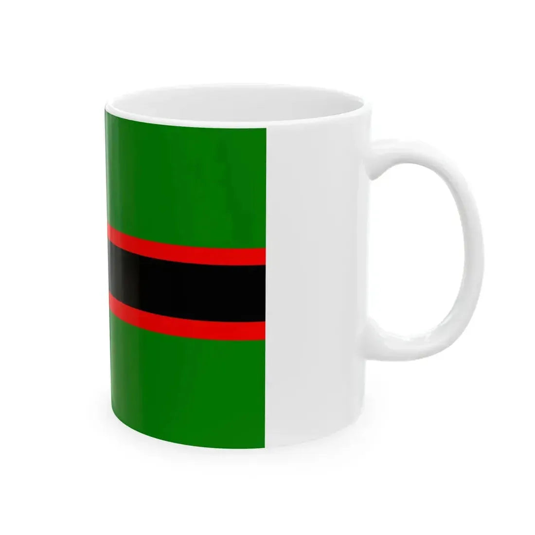 Karelian National Flag (Russia) White Coffee Mug - Go Mug Yourself