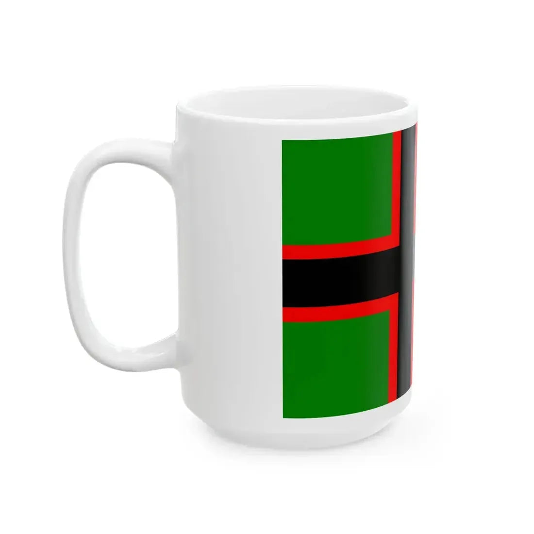 Karelian National Flag (Russia) White Coffee Mug - Go Mug Yourself