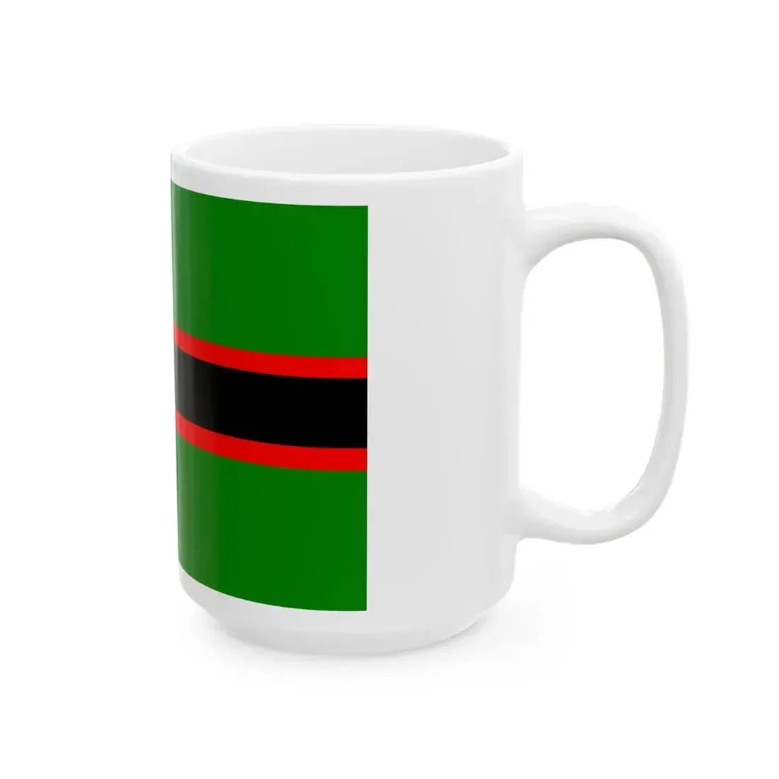 Karelian National Flag (Russia) White Coffee Mug - Go Mug Yourself