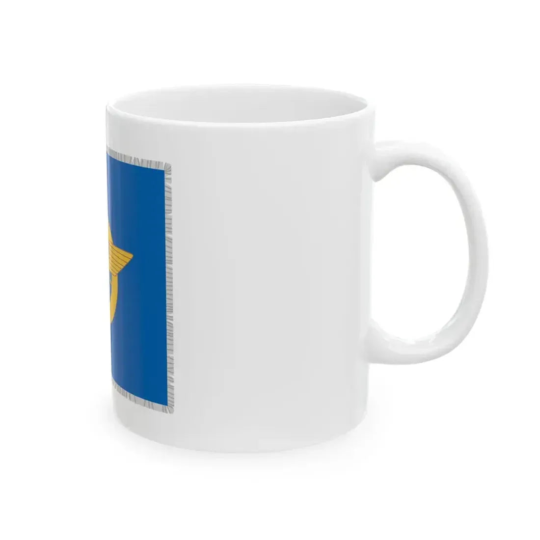 Karjalan huoltopataljoonan lippu (Finland) White Coffee Mug - Go Mug Yourself