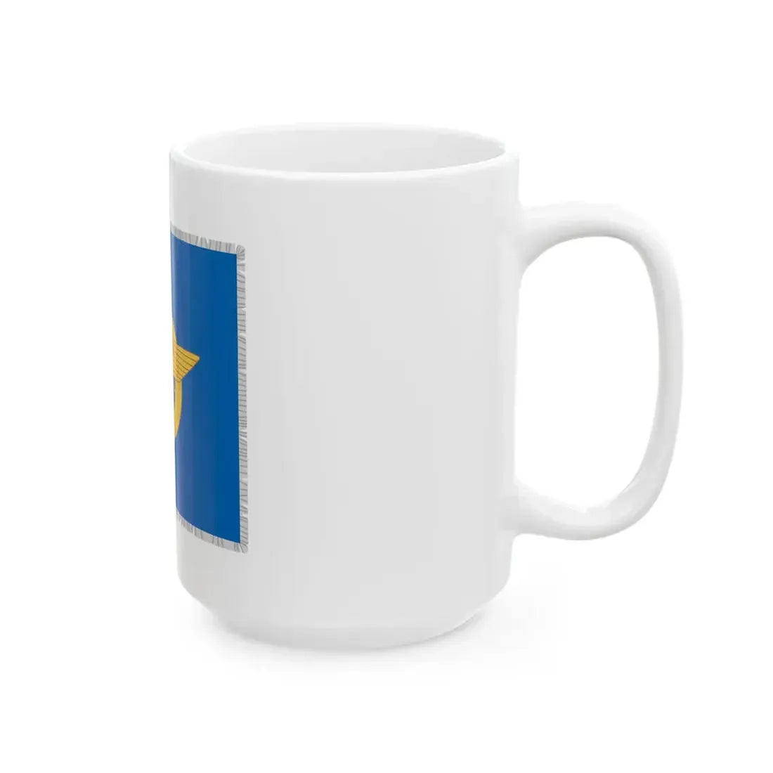 Karjalan huoltopataljoonan lippu (Finland) White Coffee Mug - Go Mug Yourself