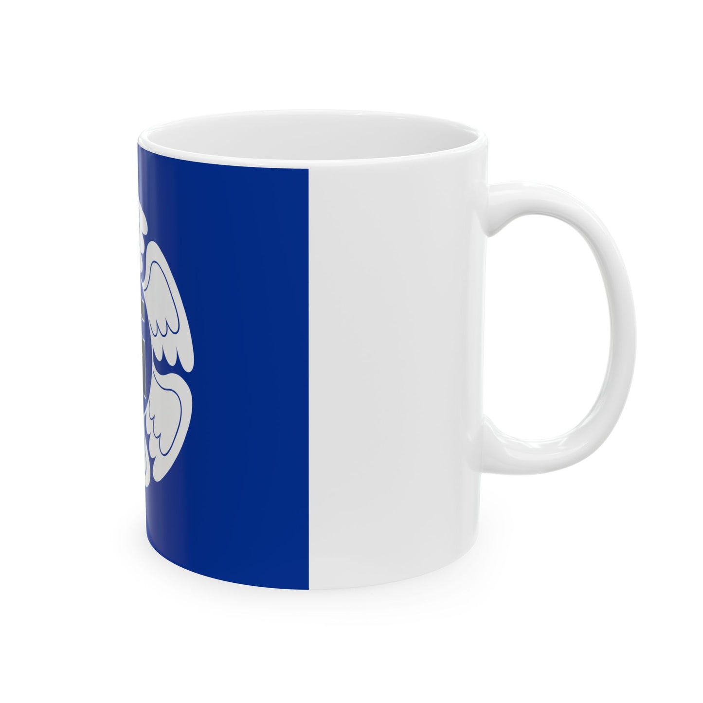 Karjalan Lennoston lippu (Finland) White Coffee Mug-Go Mug Yourself