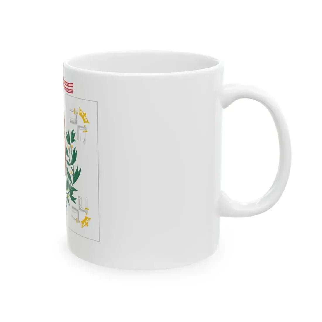 Karjalan prikaatin lippu (Finland) White Coffee Mug - Go Mug Yourself