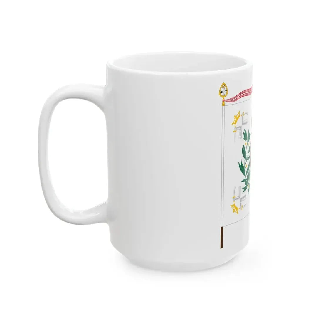 Karjalan prikaatin lippu (Finland) White Coffee Mug - Go Mug Yourself