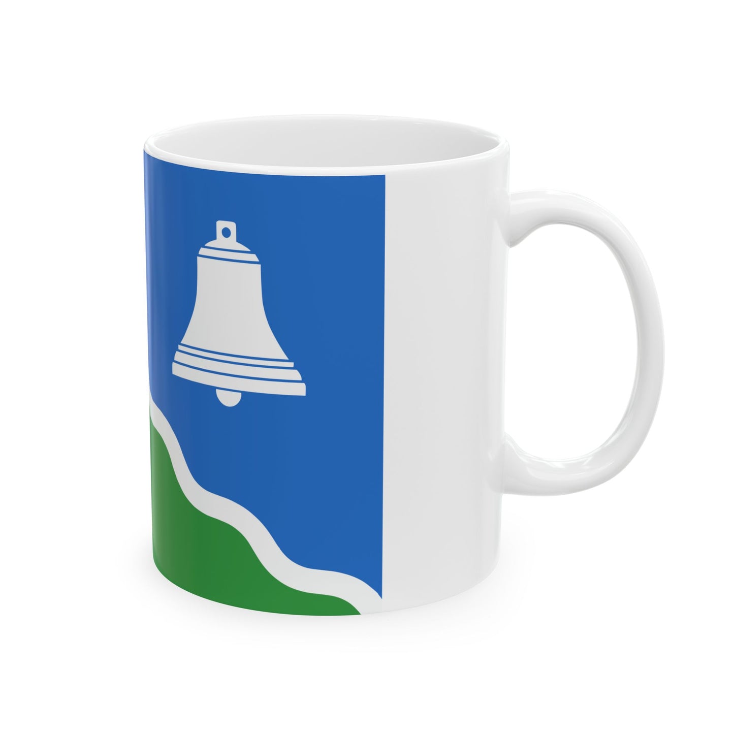 Kastre valla lipp (Estonia) White Coffee Mug-Go Mug Yourself
