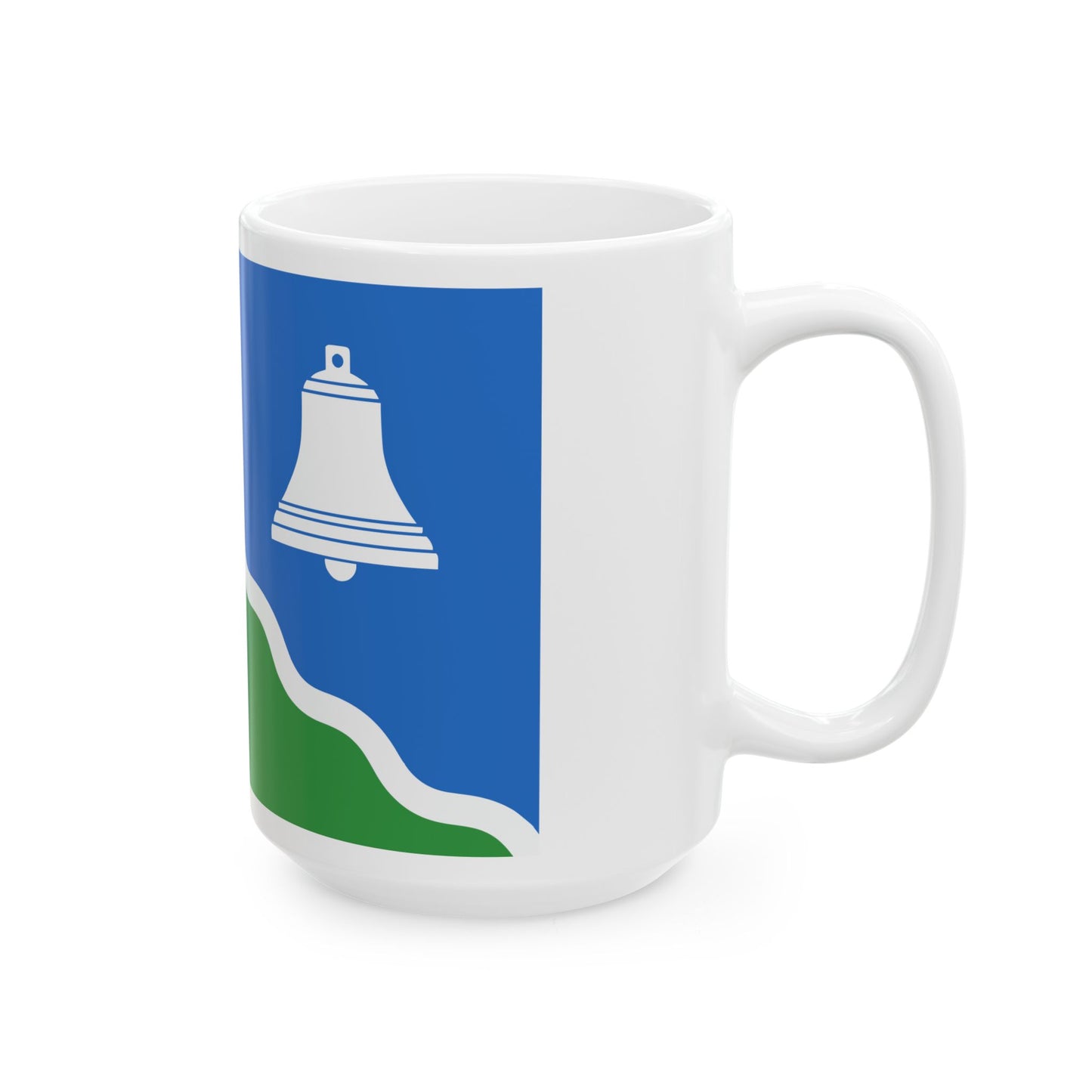 Kastre valla lipp (Estonia) White Coffee Mug-Go Mug Yourself