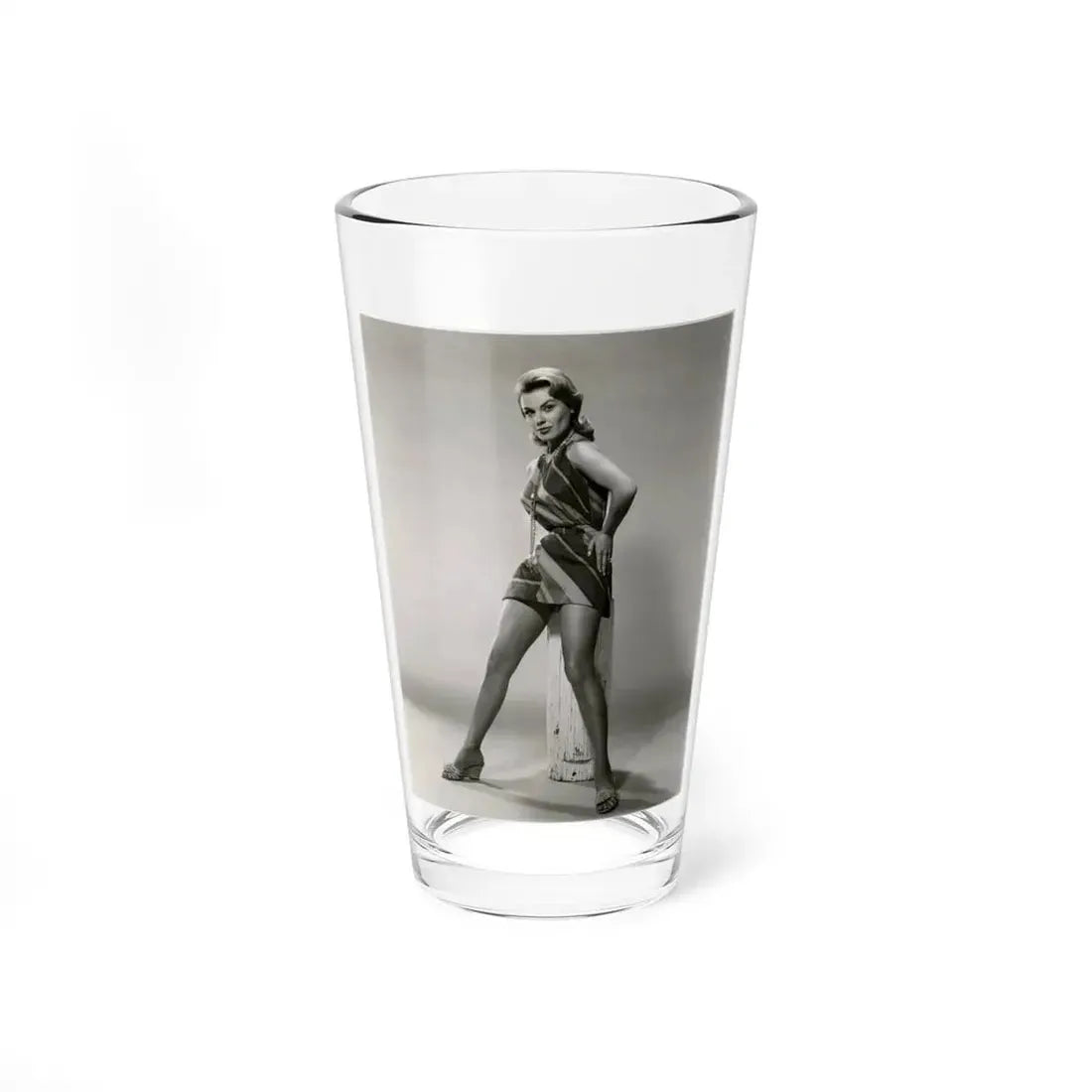 Kathleen Crowley #01 (Vintage Female Icon) Pint Glass 16oz 16oz - Go Mug Yourself