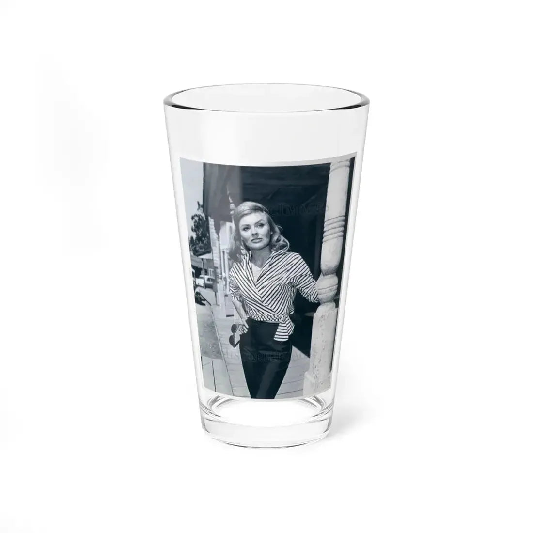 Kathleen Crowley #05 (Vintage Female Icon) Pint Glass 16oz 16oz - Go Mug Yourself