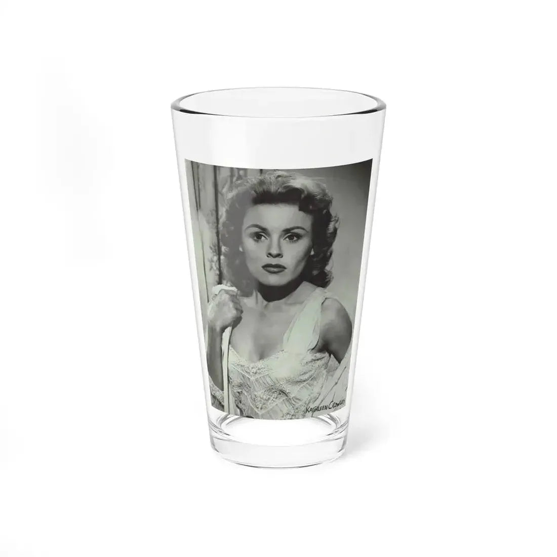Kathleen Crowley #10 (Vintage Female Icon) Pint Glass 16oz 16oz - Go Mug Yourself
