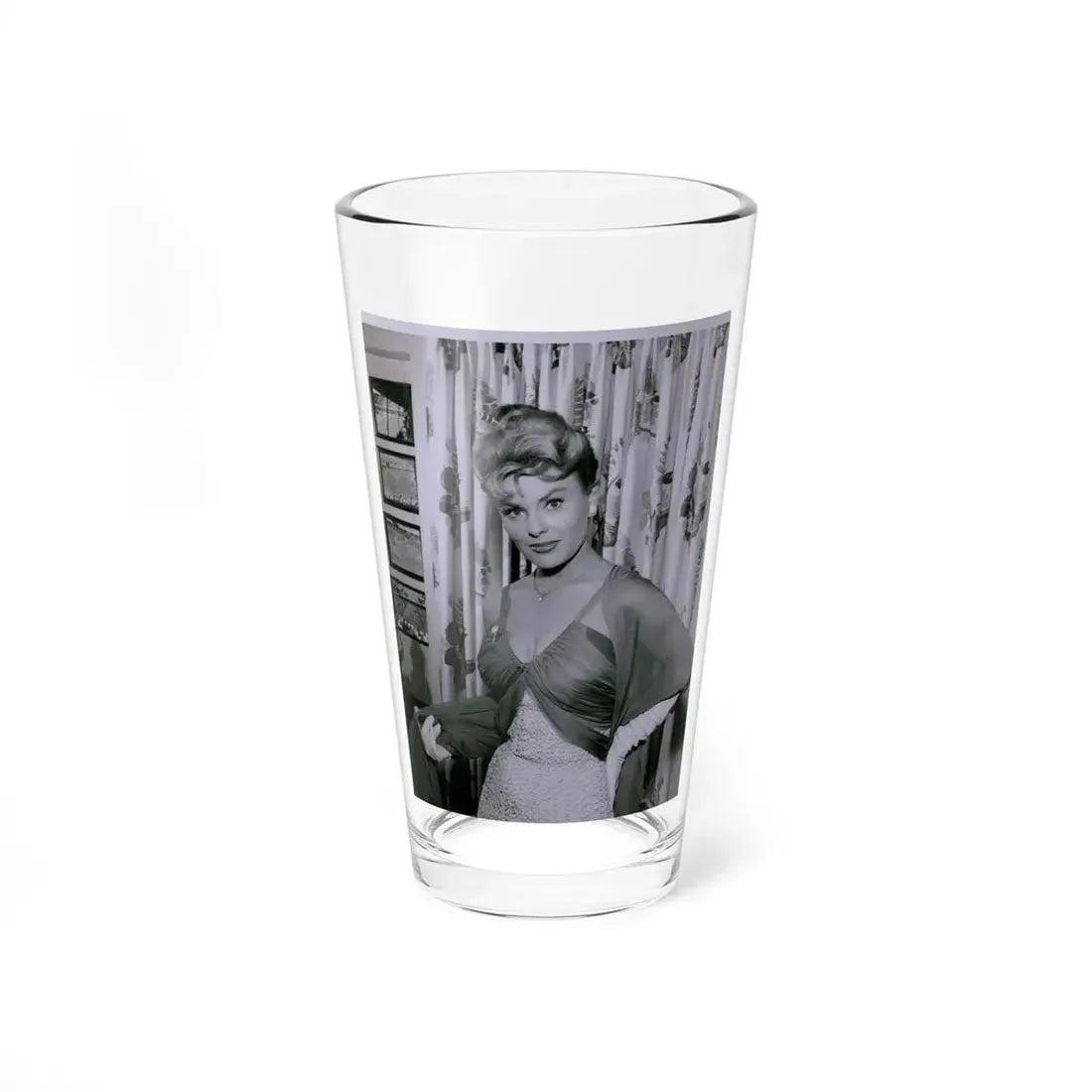 Kathleen Crowley #25 (Vintage Female Icon) Pint Glass 16oz 16oz - Go Mug Yourself