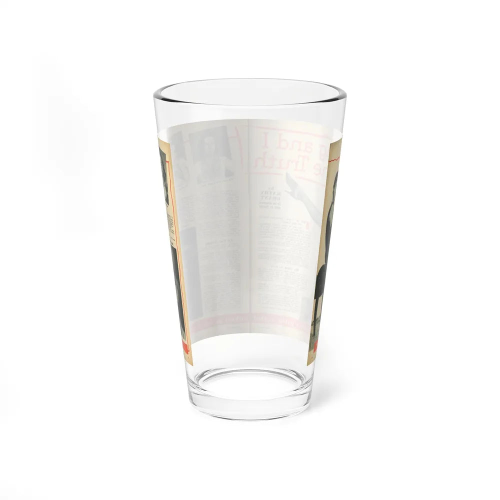 Kathryn Grant #124 (Vintage Female Icon) Pint Glass 16oz - Go Mug Yourself