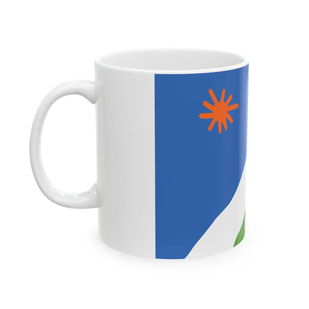 Kawesqar-flag (Chile) White Coffee Mug - Go Mug Yourself