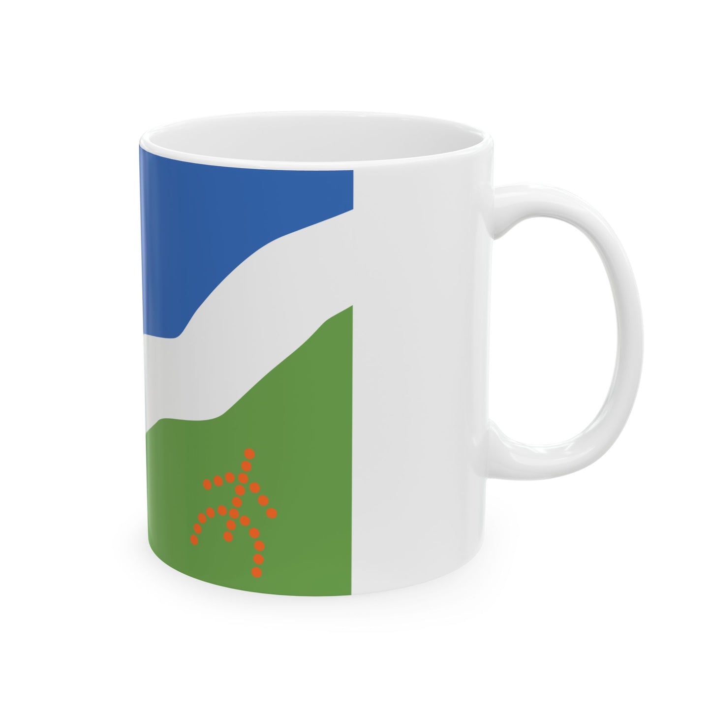 Kawesqar-flag (Chile) White Coffee Mug-Go Mug Yourself