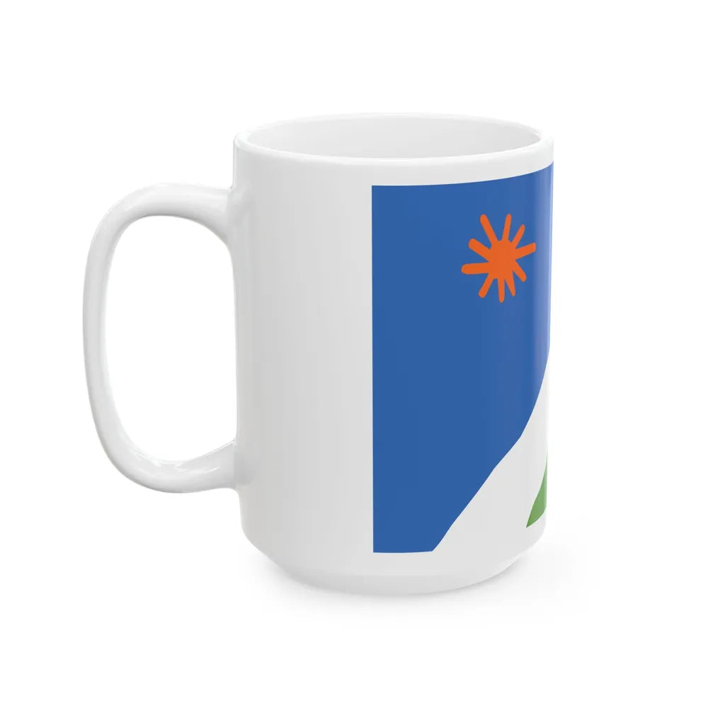 Kawesqar-flag (Chile) White Coffee Mug - Go Mug Yourself