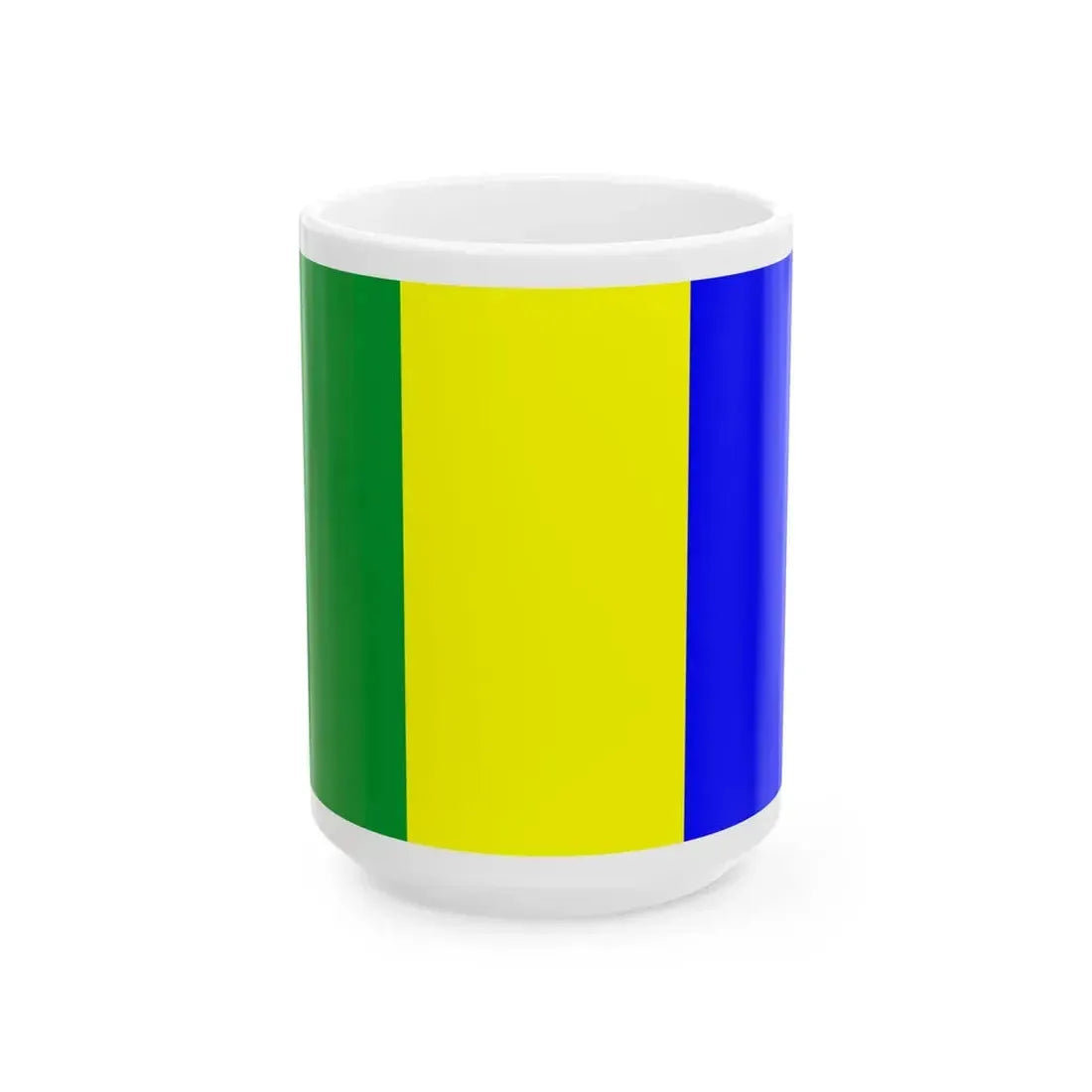 Kazakhstan 1991 Flag Proposal 2 (Kazakhstan) White Coffee Mug 15oz - Go Mug Yourself
