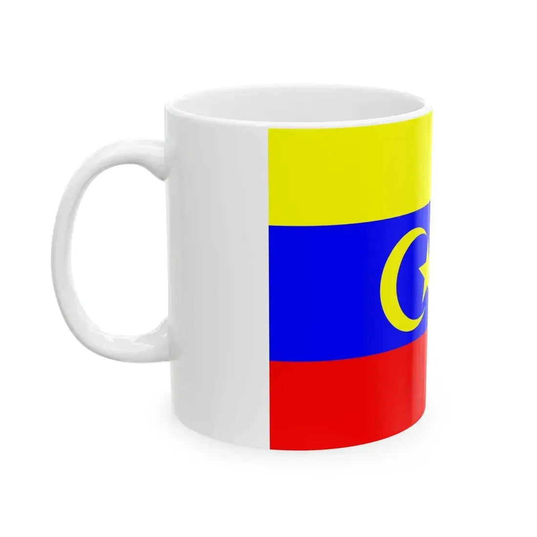 Kazakhstan 1991 Flag Proposal 3 (Kazakhstan) White Coffee Mug - Go Mug Yourself