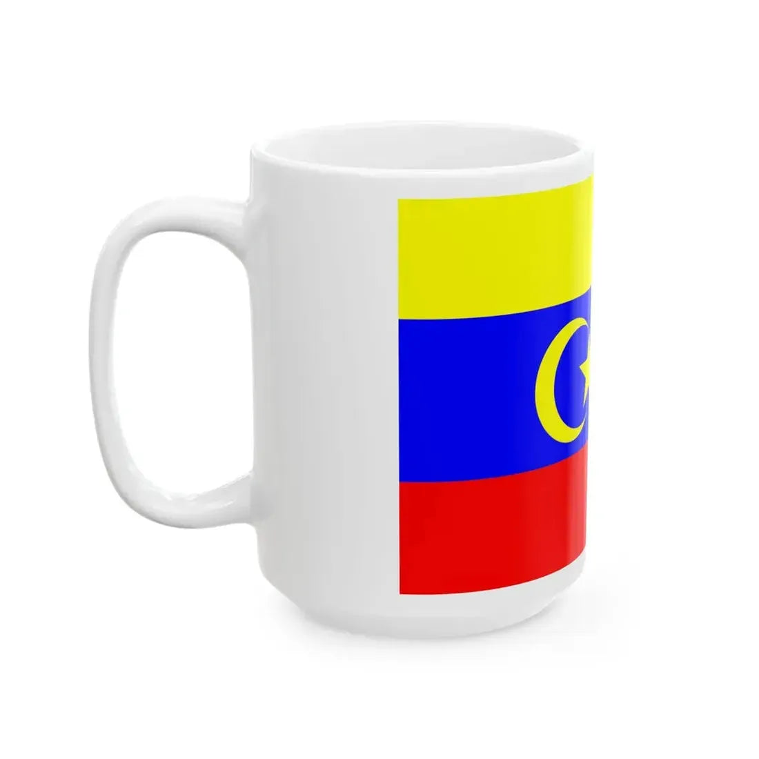 Kazakhstan 1991 Flag Proposal 3 (Kazakhstan) White Coffee Mug - Go Mug Yourself