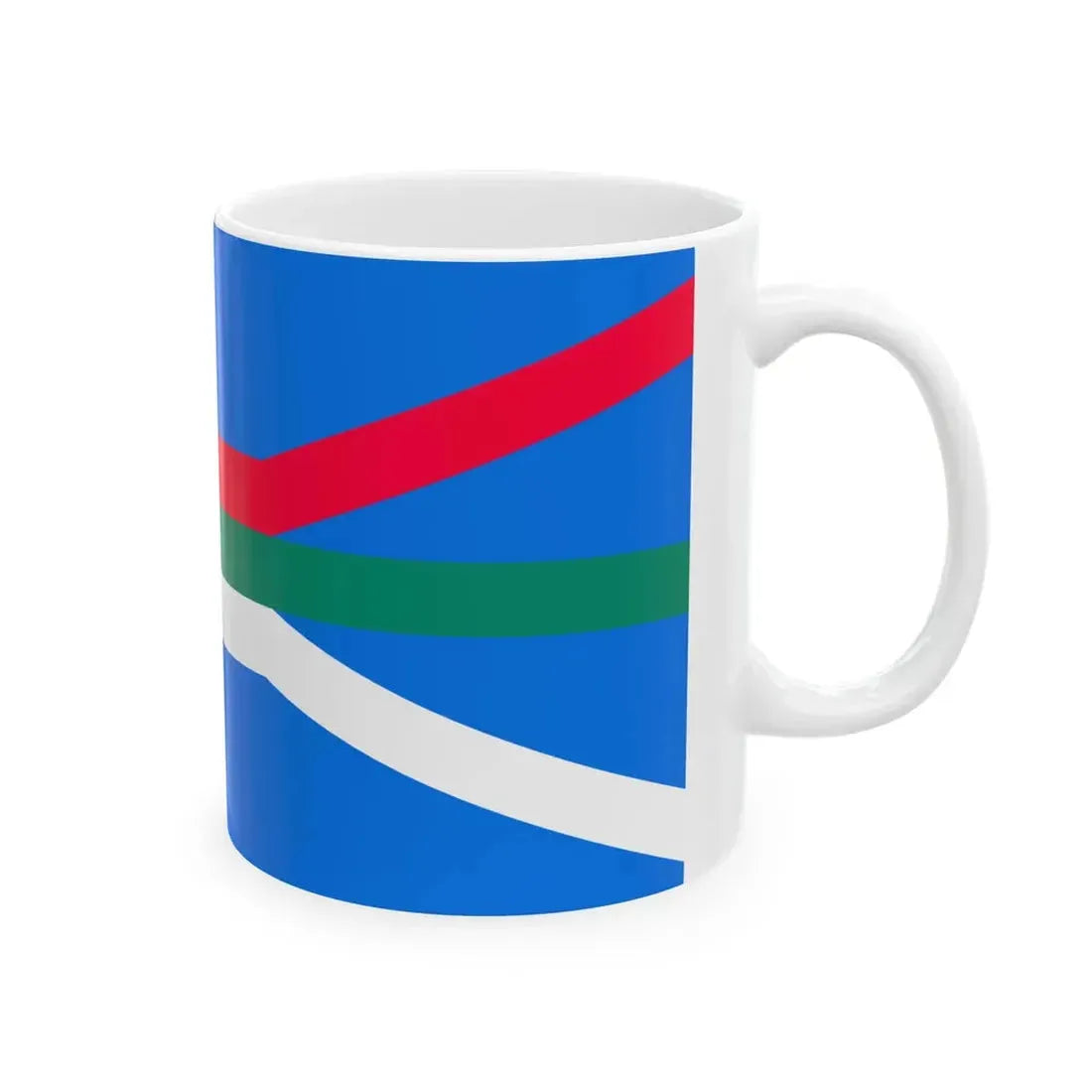 Kazakhstan 1991 Flag Proposal 7 (Kazakhstan) White Coffee Mug - Go Mug Yourself
