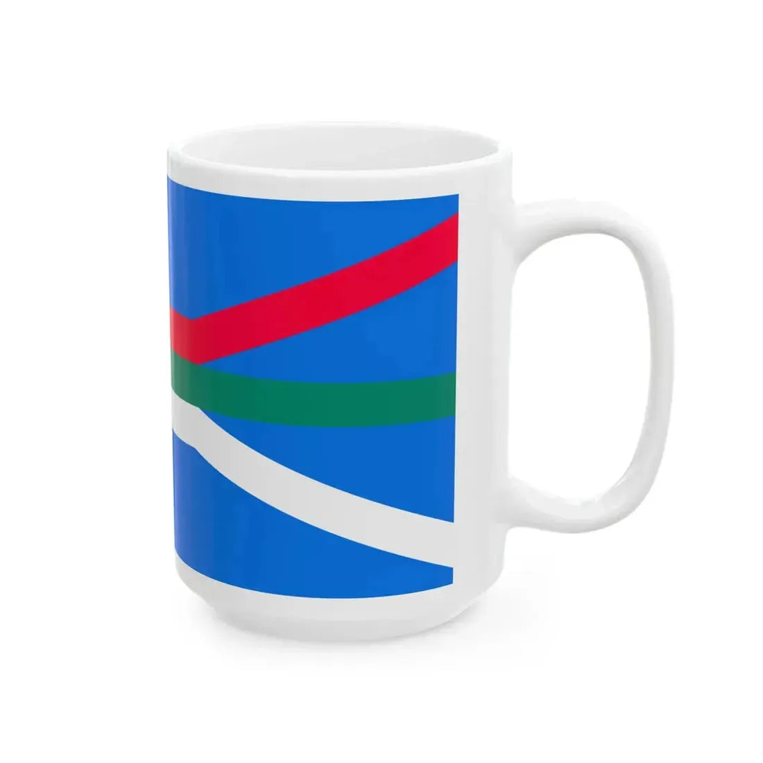 Kazakhstan 1991 Flag Proposal 7 (Kazakhstan) White Coffee Mug - Go Mug Yourself