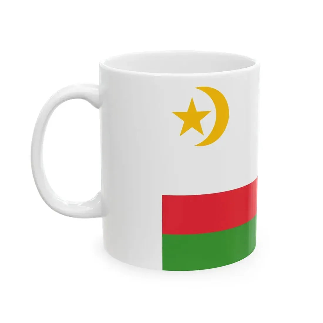 Kazakhstan 1992 Flag Proposal (Kazakhstan) White Coffee Mug - Go Mug Yourself