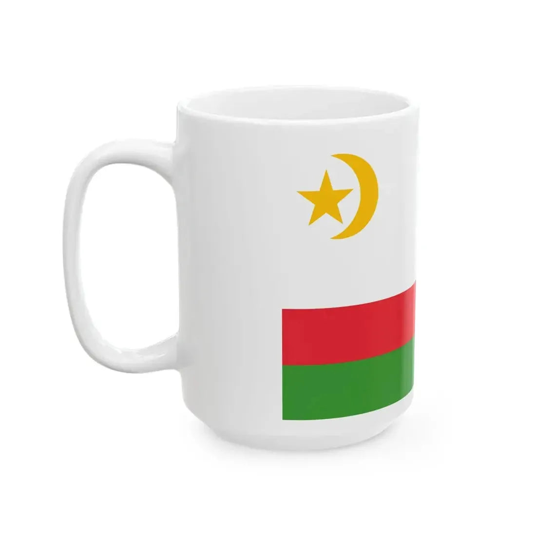 Kazakhstan 1992 Flag Proposal (Kazakhstan) White Coffee Mug - Go Mug Yourself